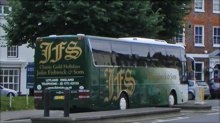 Fishwicks VDL SB4000 Van Hool YJ07JW_